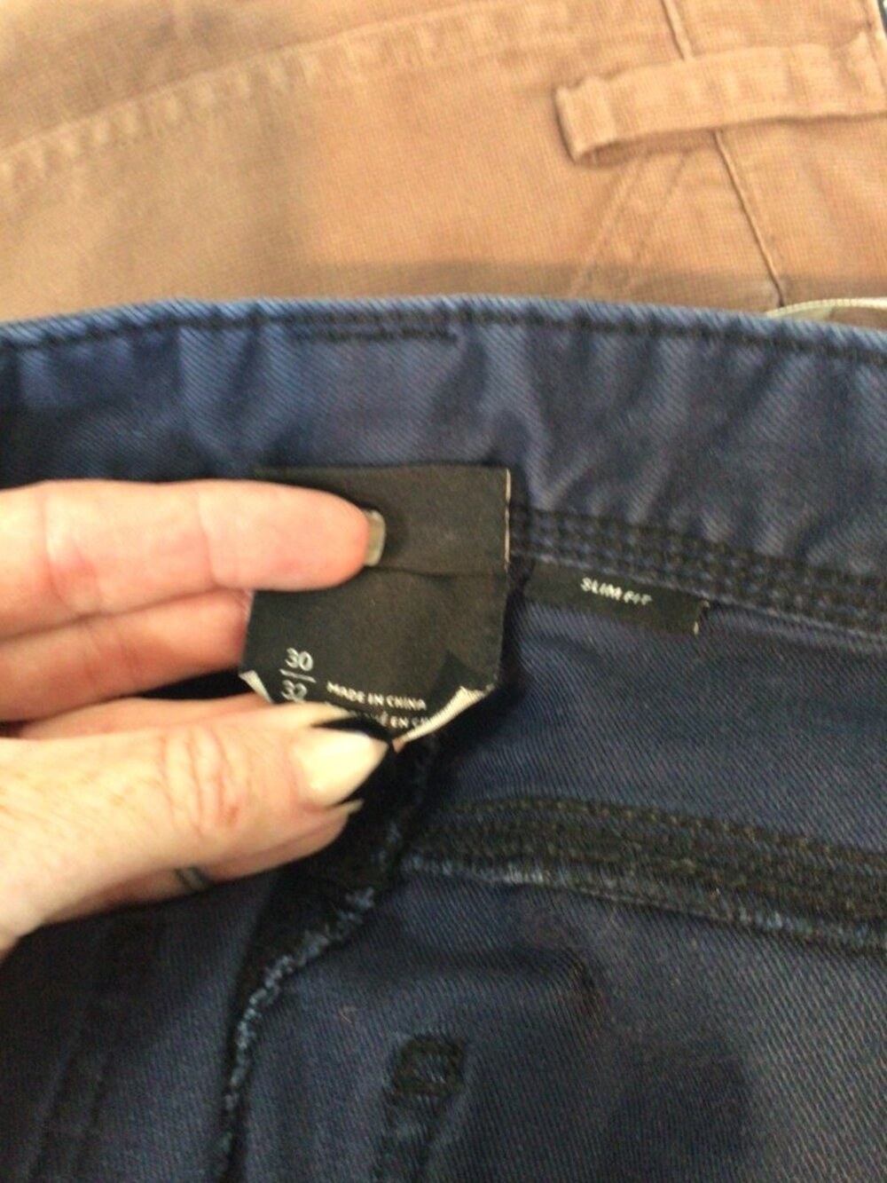 Prana Slim Fit Straight Leg Mens Blue Pants 30 x 32 - Picture 7 of 9